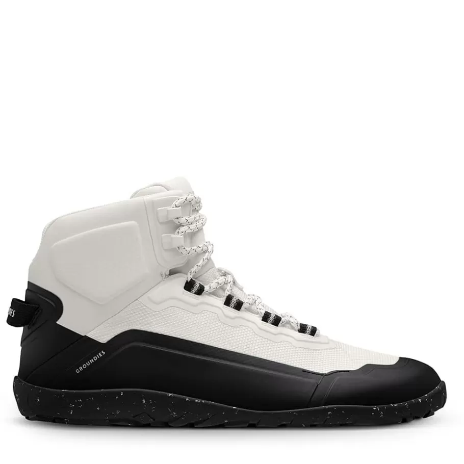 Vegan | Groundies ® All Terrain High Women Off-White/Black