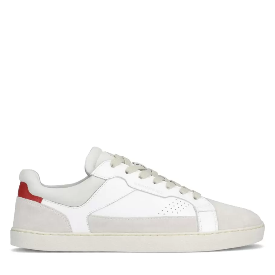 Sneaker | Groundies ® Court Women White/Red