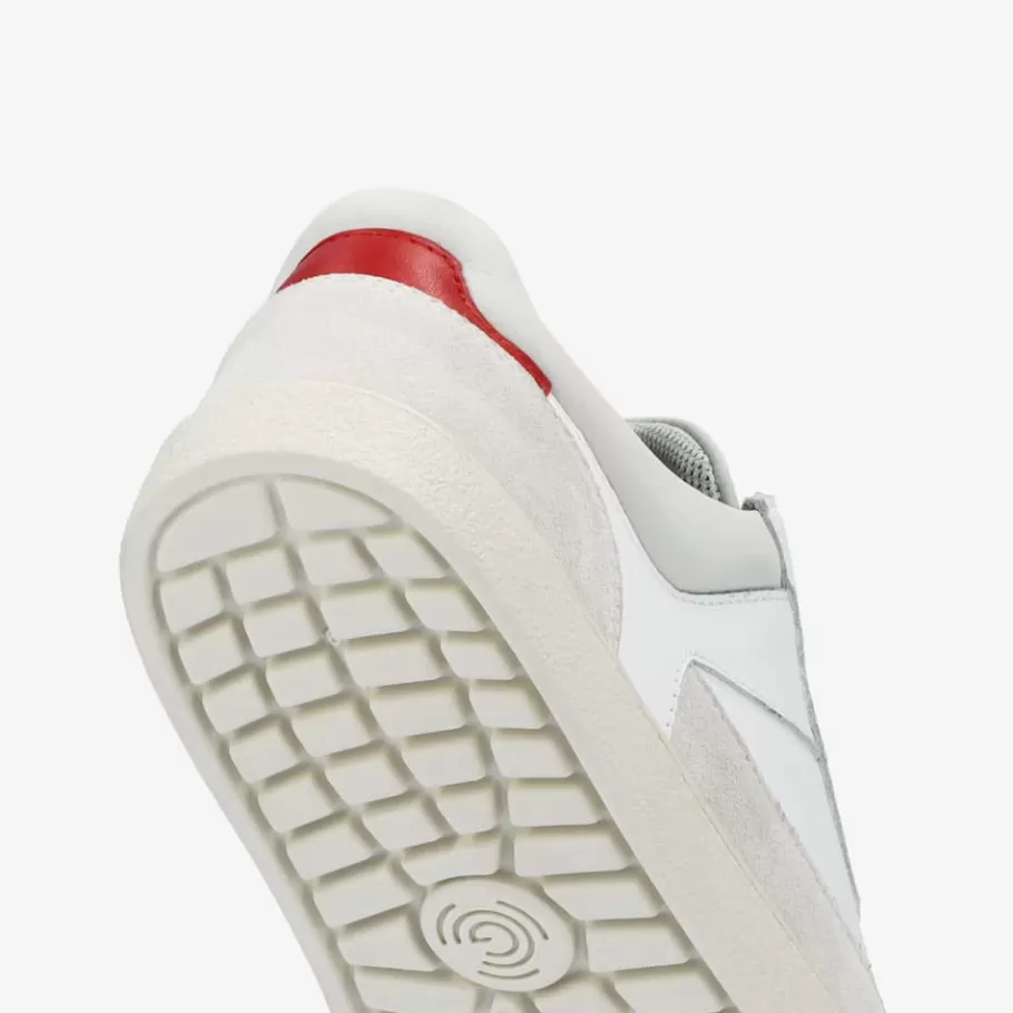 Sneaker | Groundies ® Court Women White/Red