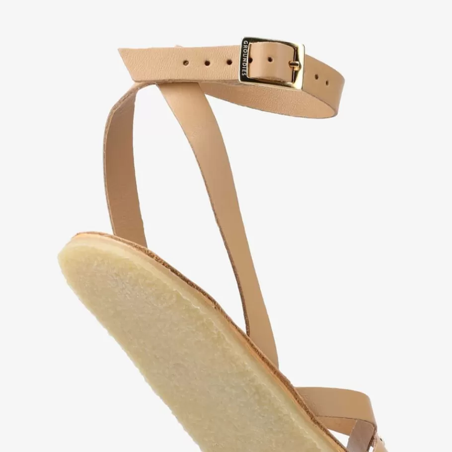 Sandals | Groundies ® Florence Studs Women Beige