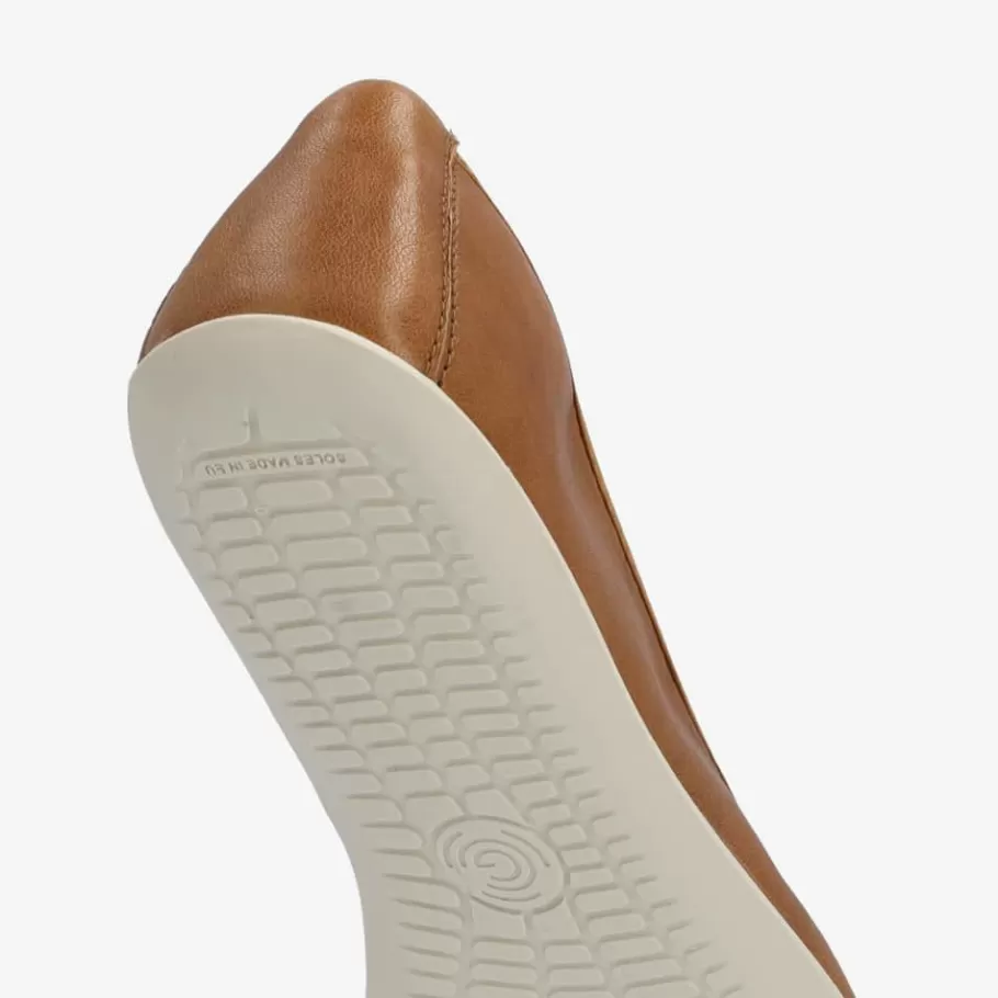 Ballet Flats | Groundies ® Magnolia Women Light Brown